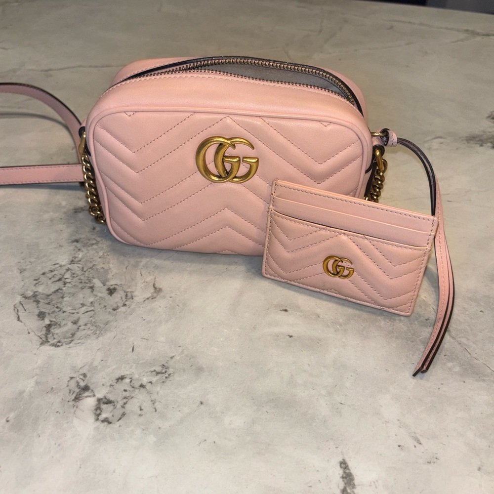 Gucci Marmont Crossbody Bag AND Card Holder - Picture 4 of 16